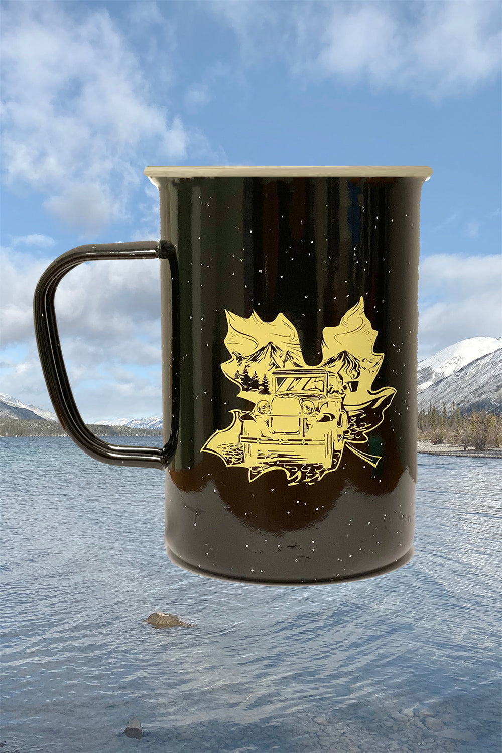 Hell's Half Acre Enamel Coffee Mug